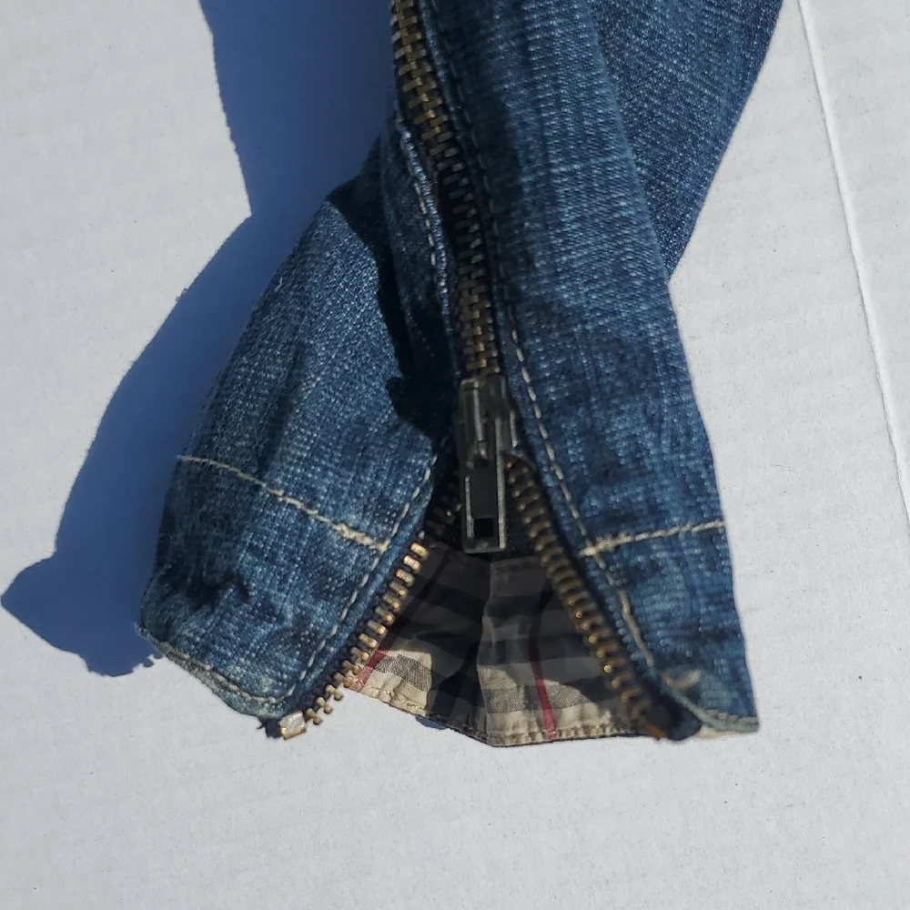 Burberry Girls Blue Denim Jacket Size 12